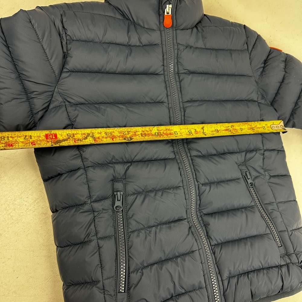 SAVE THE DUCK Blue Puffer Jacket with Insulated Quilting - Picture 9 of 12